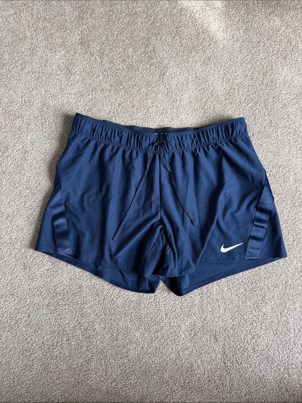 Nike Women's Navy Blue Lightweight Athletic Shorts